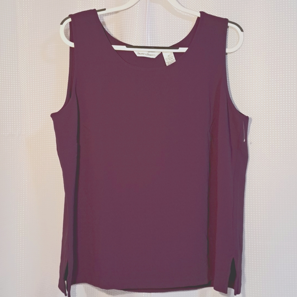 3/$25 ‼️💰‼️Drapers & Damons Beautiful Grape Colored Top Sz 1X
